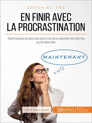 cover image of En finir avec la procrastination